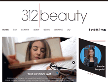 Tablet Screenshot of 312beauty.com